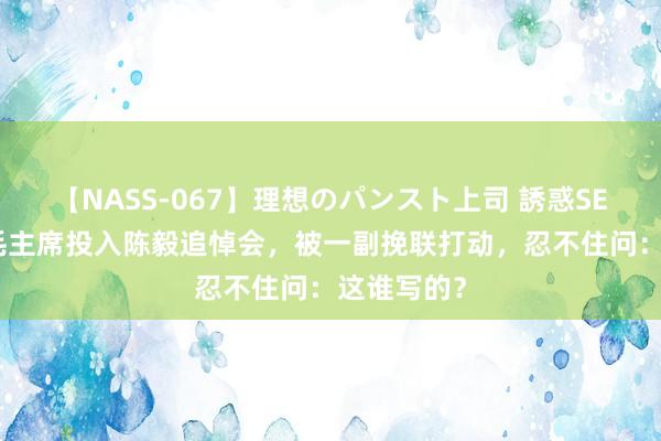 【NASS-067】理想のパンスト上司 誘惑SEX総集編 毛主席投入陈毅追悼会，被一副挽联打动，忍不住问：这谁写的？