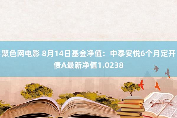 聚色网电影 8月14日基金净值：中泰安悦6个月定开债A最新净值1.0238