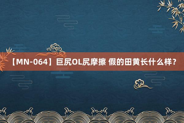 【MN-064】巨尻OL尻摩擦 假的田黄长什么样？